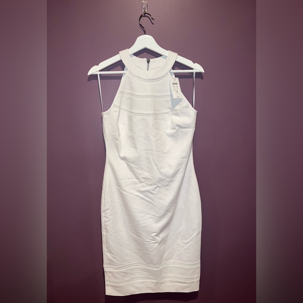TAGS ATTACHED WHITE CACHE DRESS SIZE 4